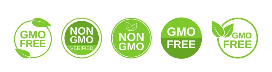 gmo free icons non label