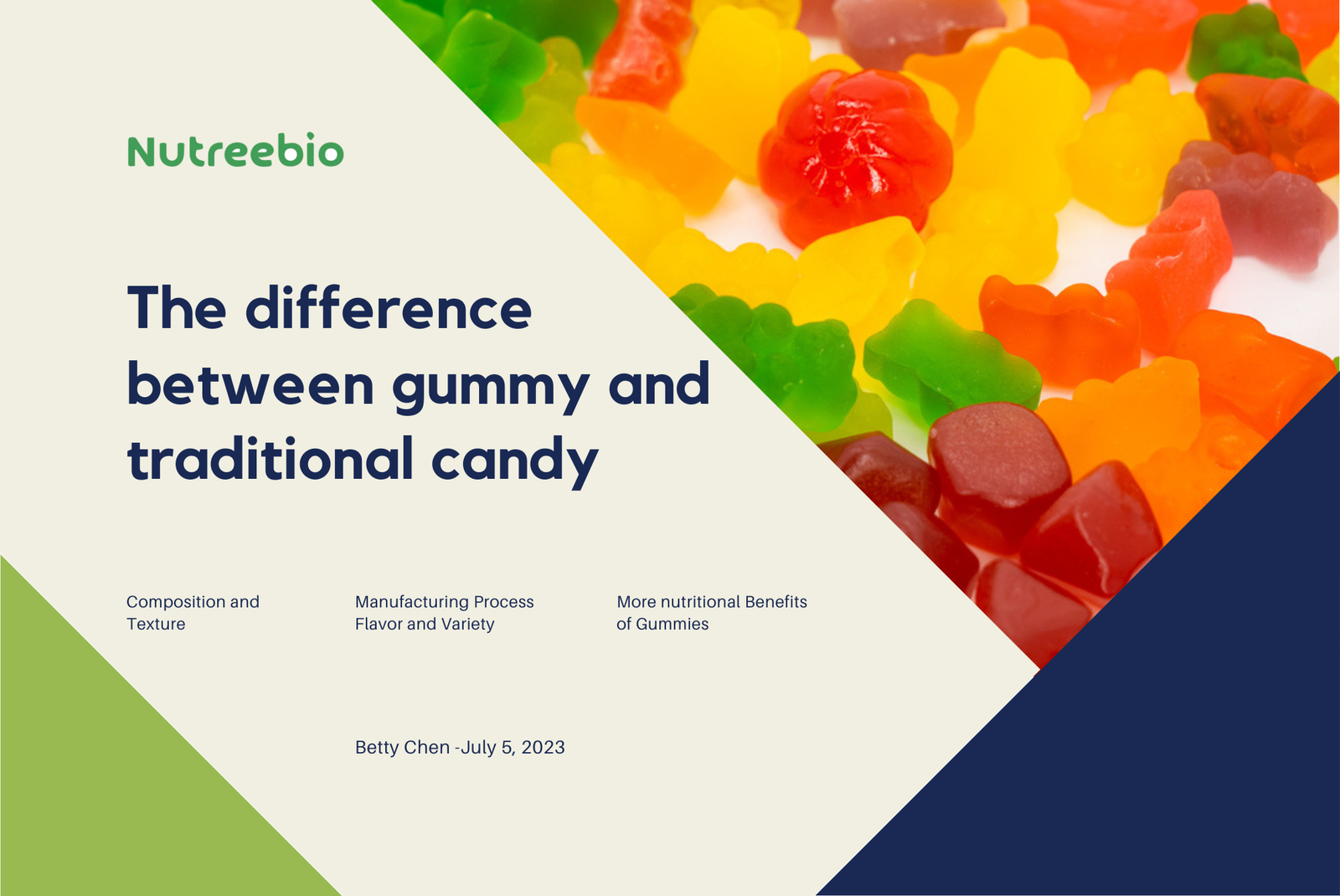the difference between gummy and candy