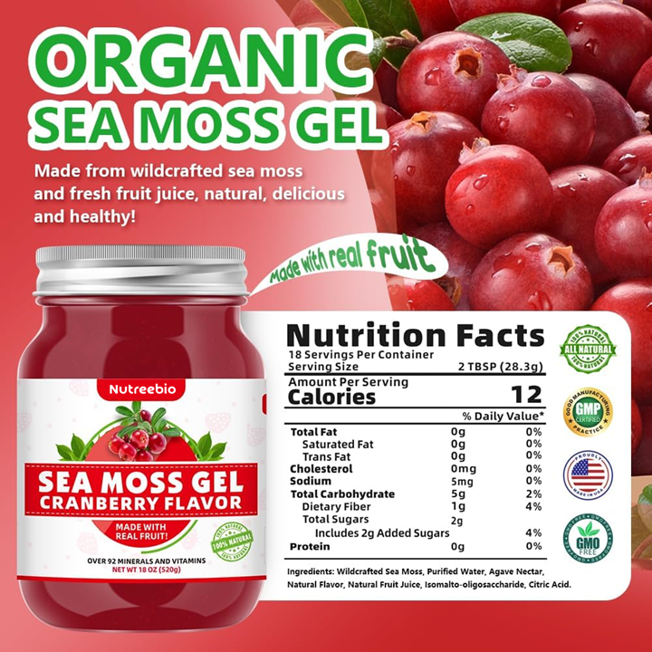cranberry sea moss gel