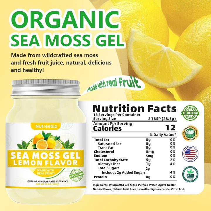 lemon sea moss gel