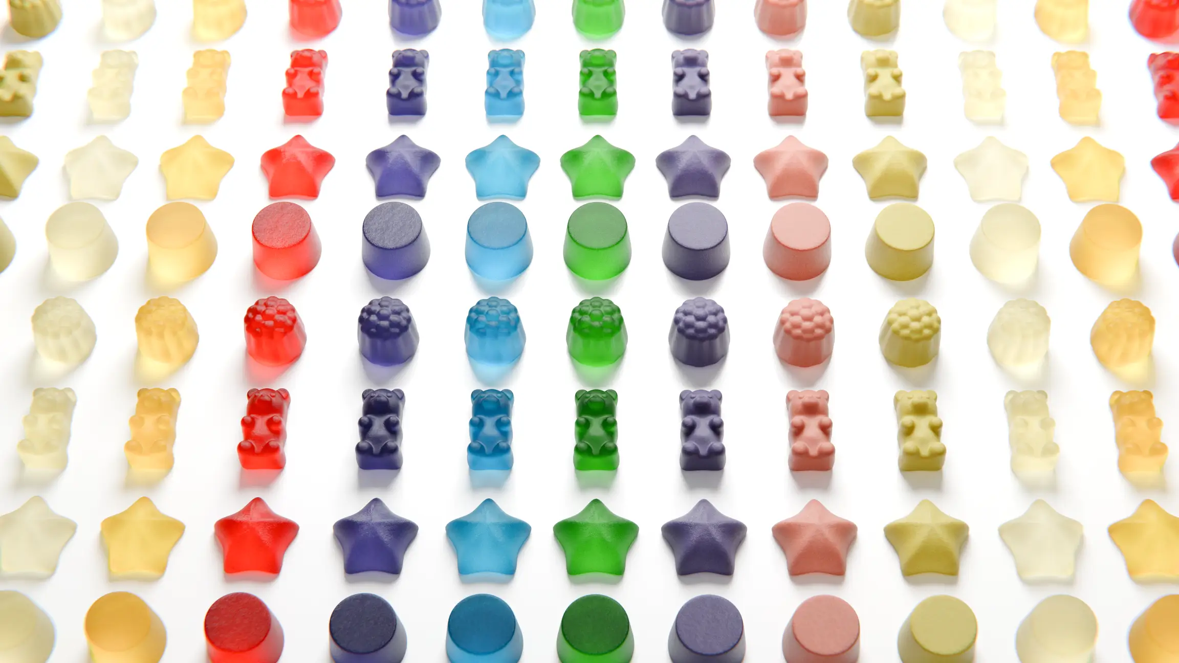 customizable gummy shapes and flavors