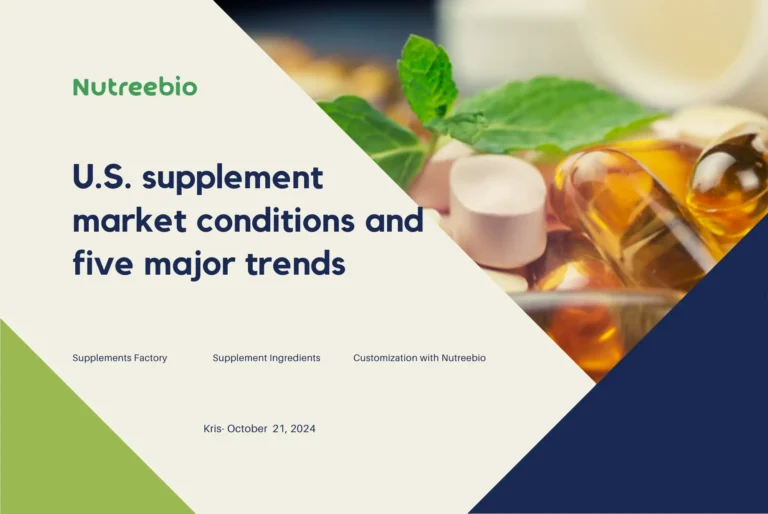 u.s. dietary supplement market conditions and five trends in 2024