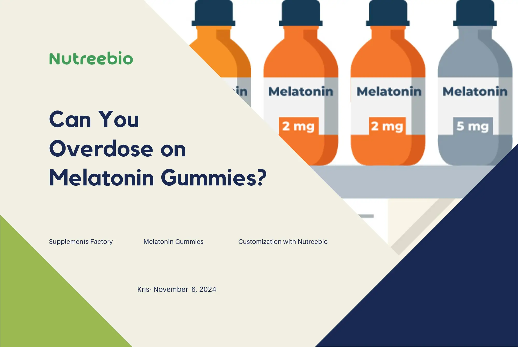 can you overdose on melatonin gummies