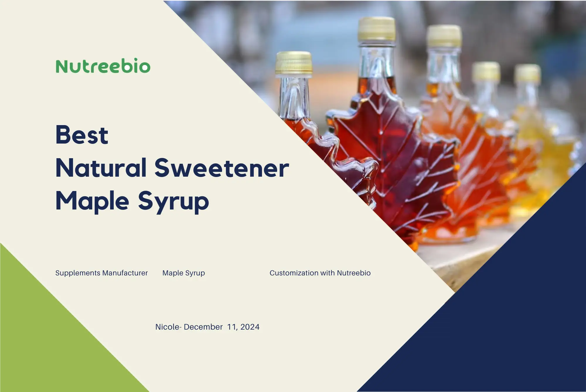 natural sweetener maple syrup