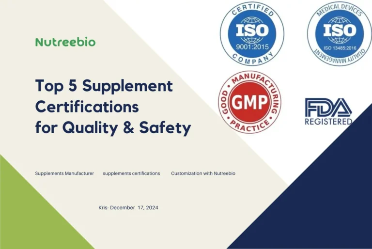 top 5 dietary supplement certifications for quality & safety