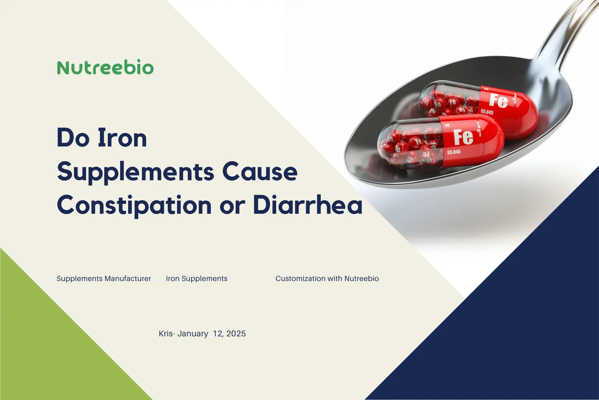 do iron supplements cause constipation or diarrhea