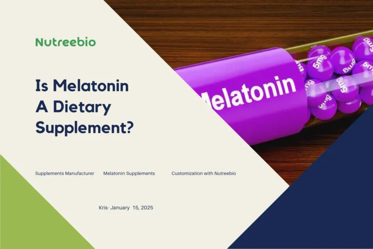 is melatonin a dietary supplement