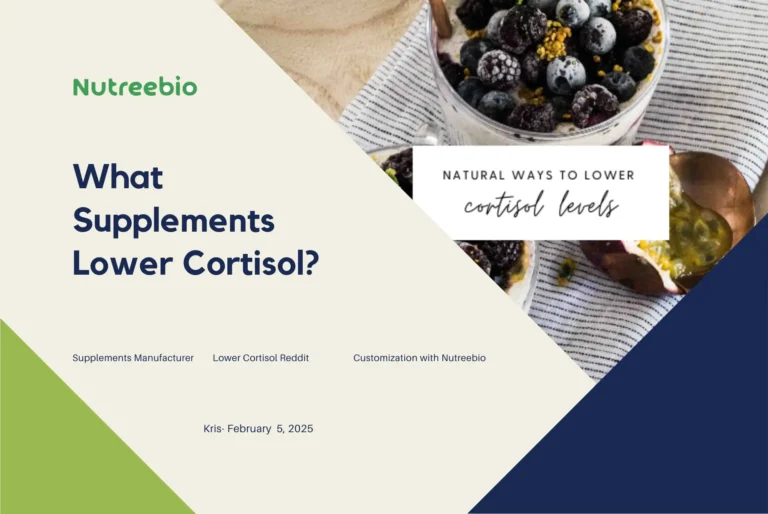 what supplements lower cortisol