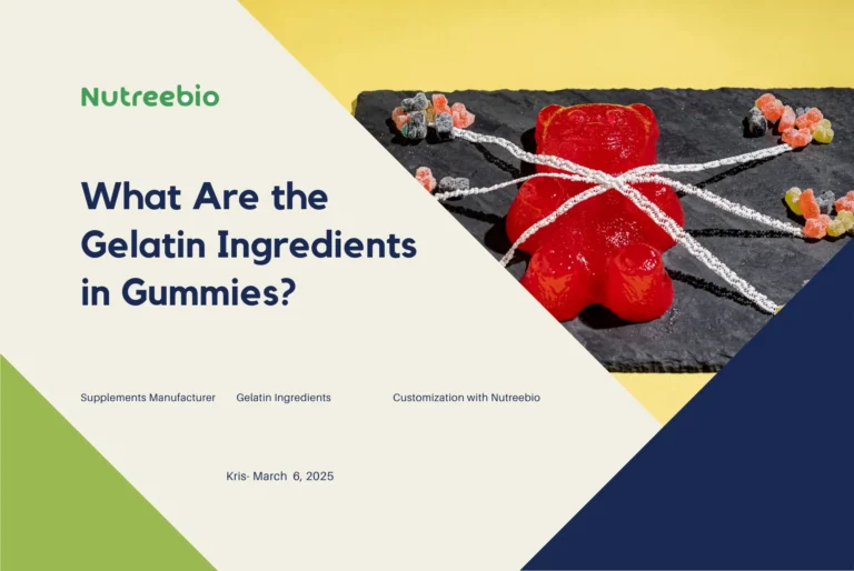 what are the gelatin ingredients in gummies