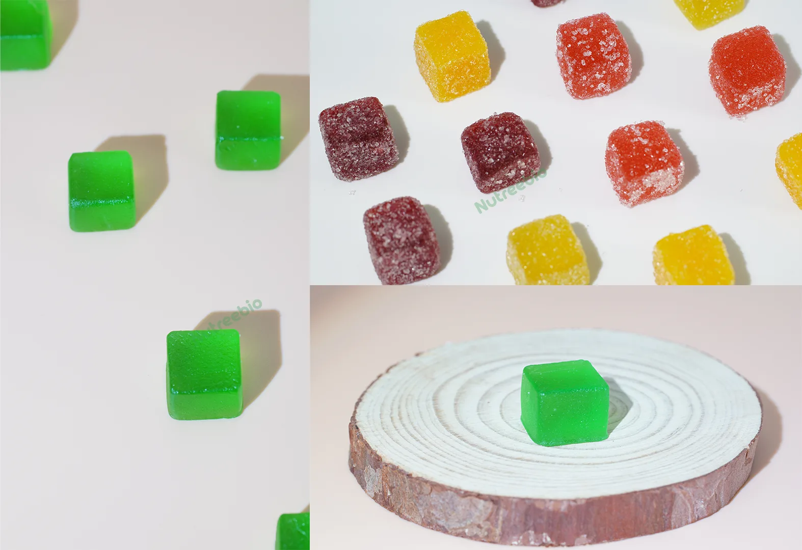 square shapes gummies