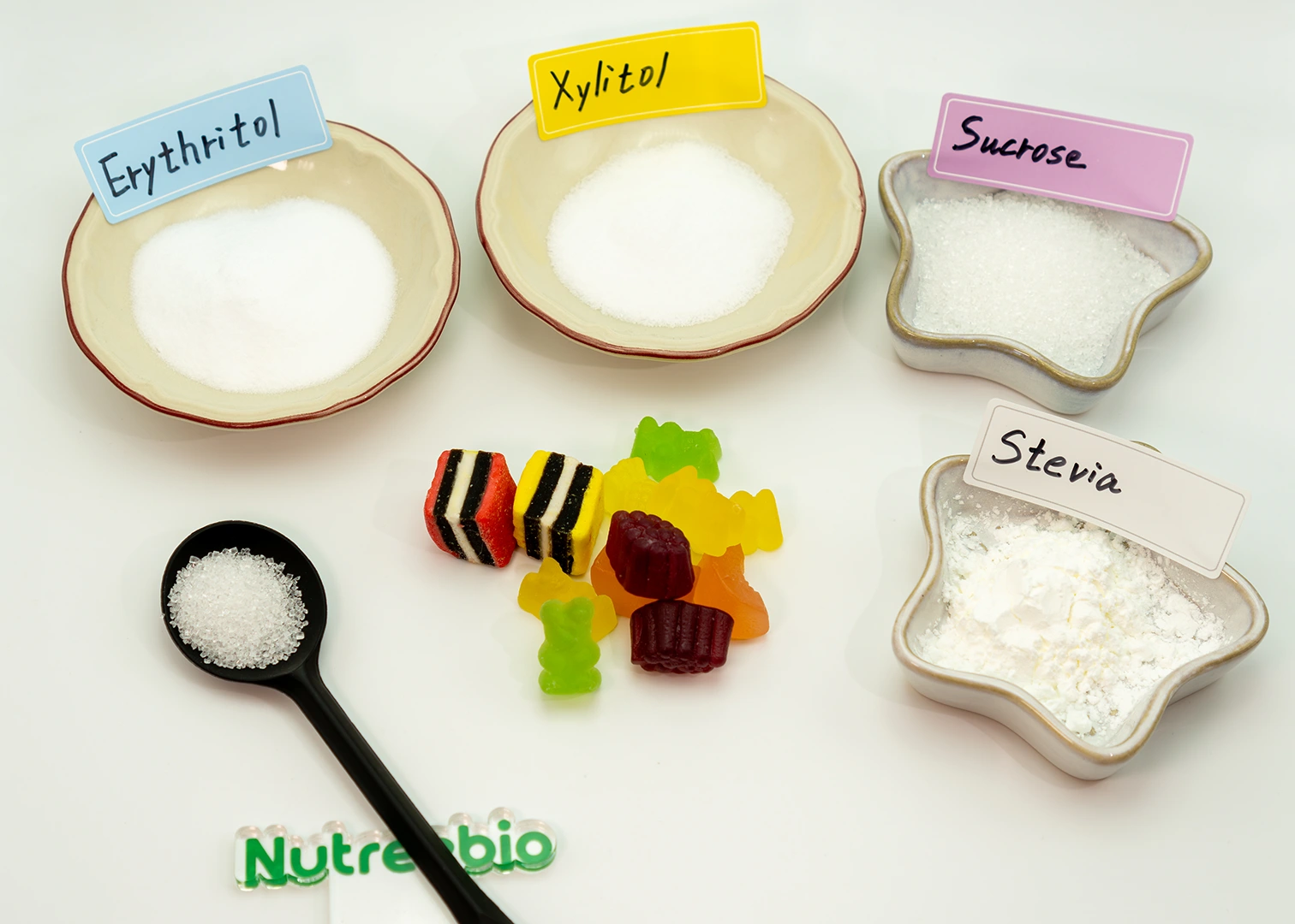 common sweeteners used in gummy formulation