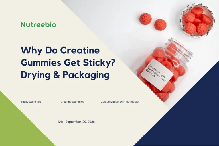 Why Do Creatine Gummies Get Sticky? Drying, Packaging and Stability Explained